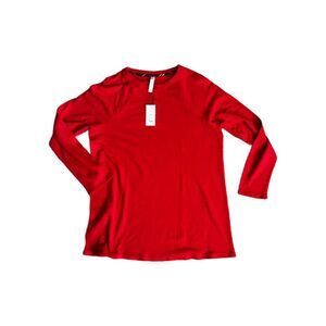 Sleep by cacique Henley waffle knit sleep top